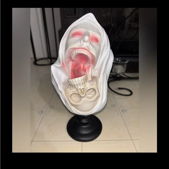 Gothic White maiden Skull bust - Picture 1 of 1